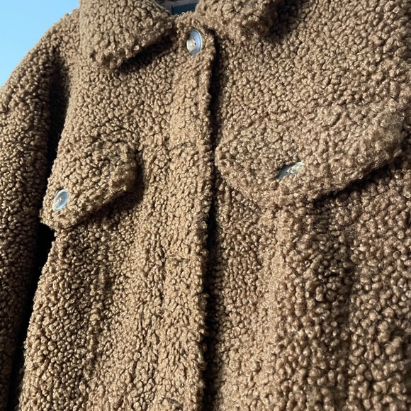 Brown Sherpa Jacket - Picture 4 of 5